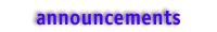 Announcements